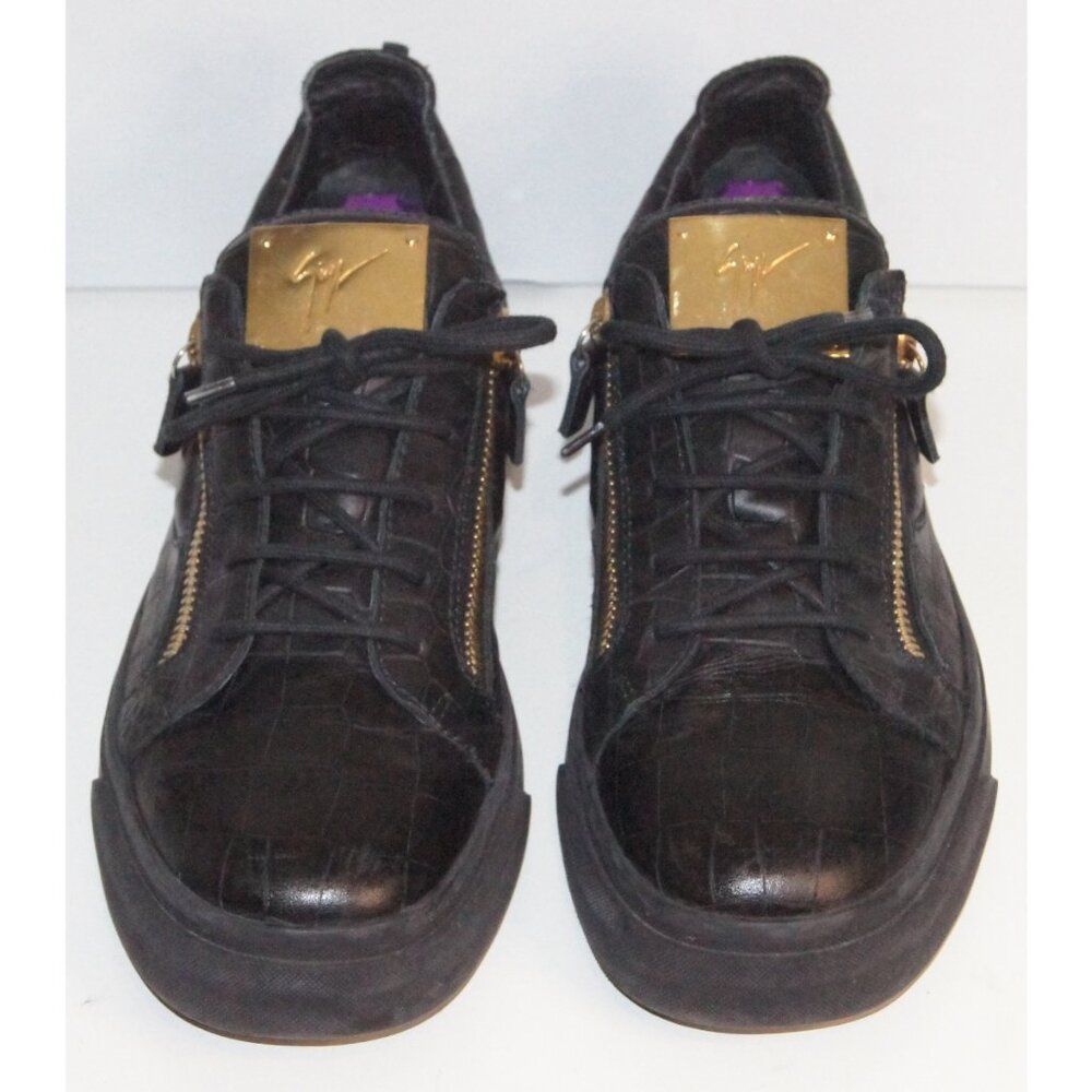 Giuseppe Zanotti Frankie crocodile-embossed sneakers